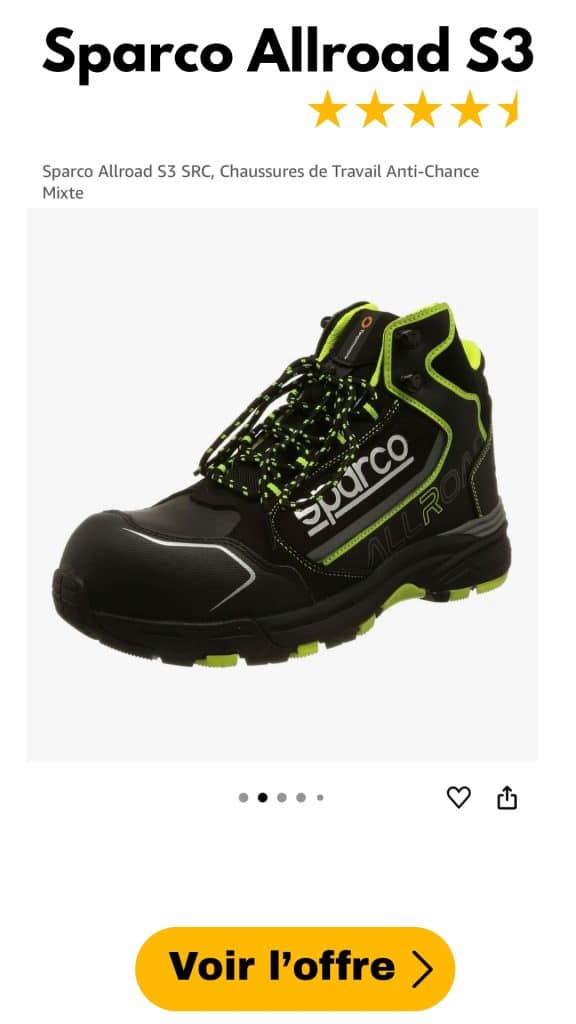Chaussures de sécurité