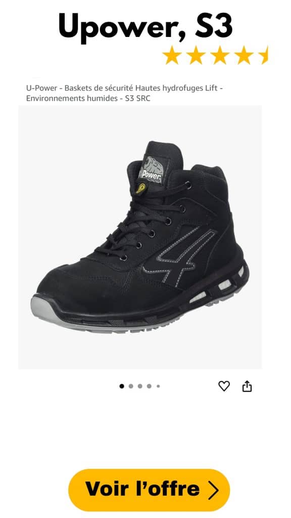 Chaussure de sécurité upower